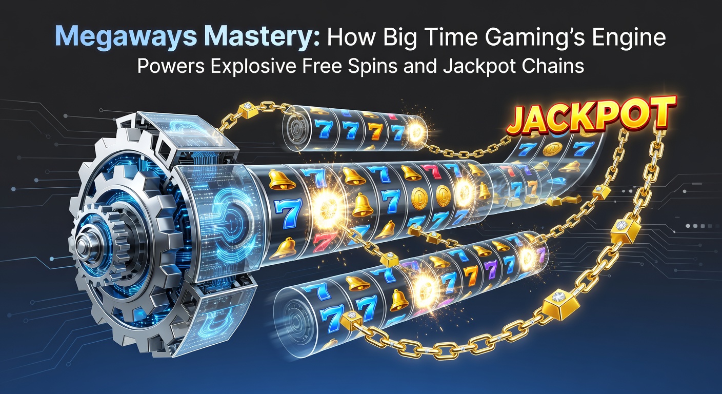 Dynamische Megaways-Walzen mit explodierenden Symbolen und steigenden Multiplikatoren in einem Slot von Big Time Gaming